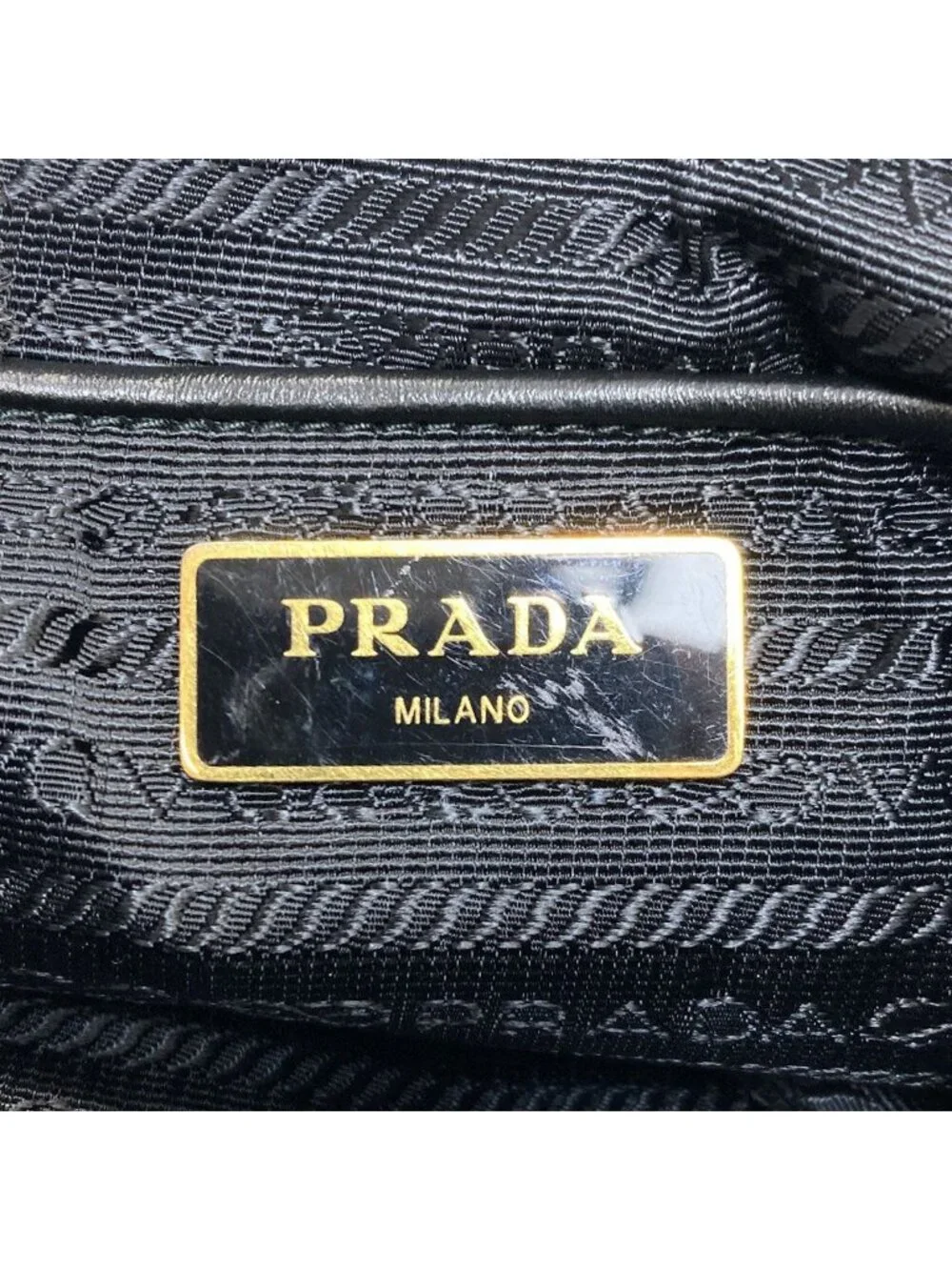 Prada Logo Backpack Nylon
